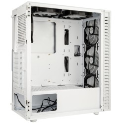 Kolink Observatory HF Mesh ARGB Midi Tower Case - White - 6 ARGB Fans (3x140mm + 3x120mm) — Buy in Cyprus with Fast Delivery