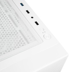 Kolink Observatory HF Mesh ARGB Midi Tower Case - White - 6 ARGB Fans (3x140mm + 3x120mm) — Buy in Cyprus with Fast Delivery