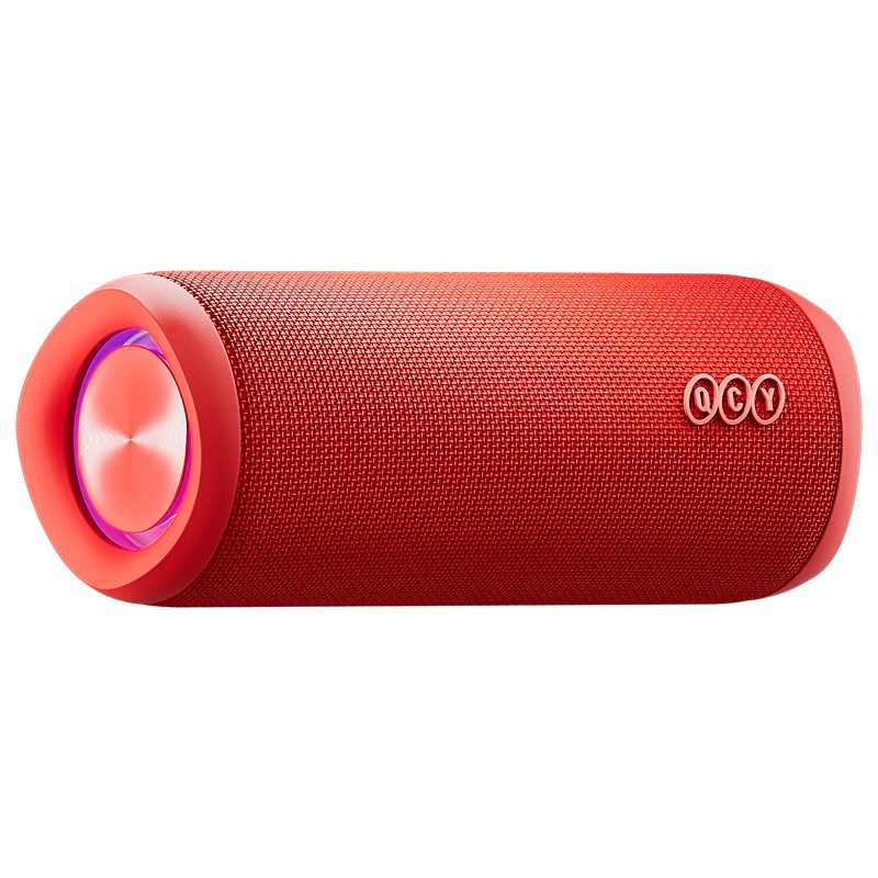 QCY SP7 Red - SP7 - Portable Bluetooth Speaker with 40W, RGB lights, mic for calls — Buy in Cyprus with Fast Delivery