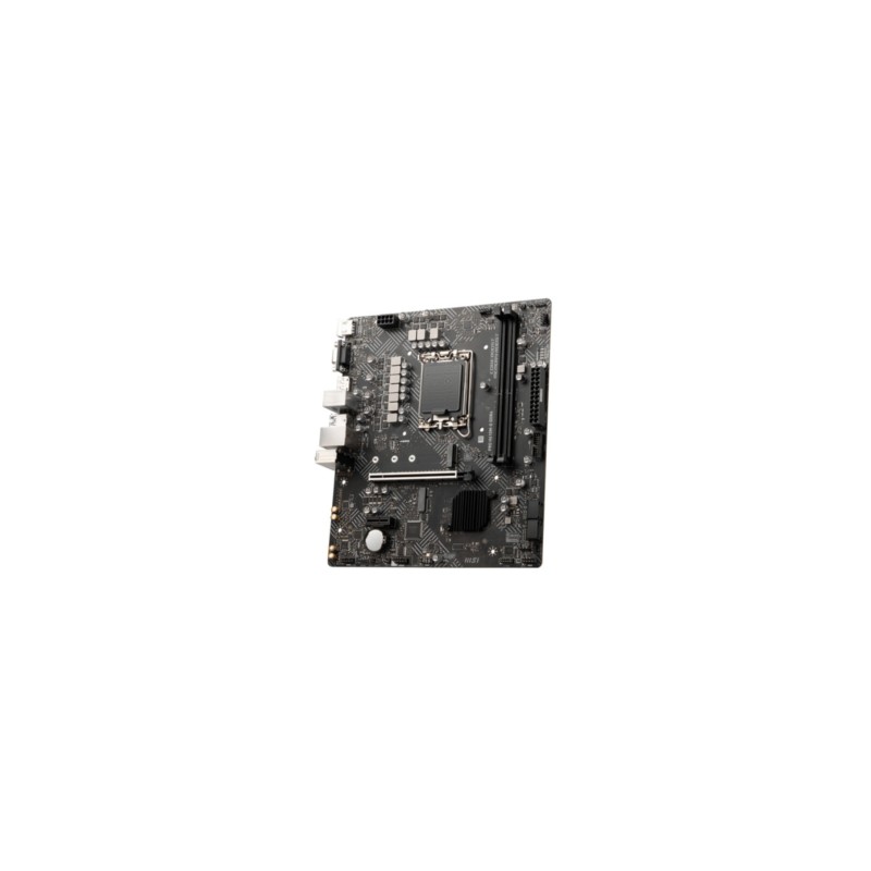 MSI PRO H610M-G - LGA1700 Micro-ATX Motherboard, Intel H610, DDR5, 2x DIMM, 96GB Max, HDMI 2.1 & DP1.4, Black