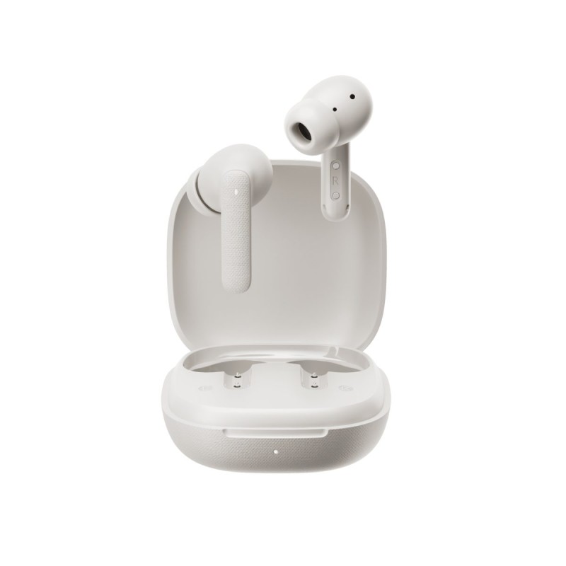 QCY Buds White - QT43 - TWS Earbuds, 10mm Drivers, 35h Total Playtime, Wind Noise Reduction — Buy in Cyprus with Fast Delivery