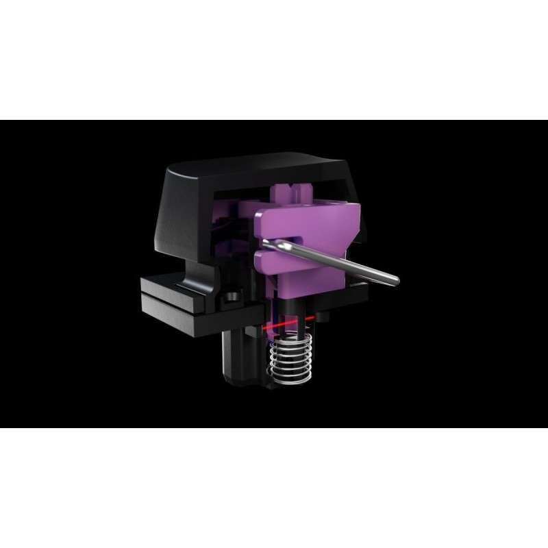 Razer Huntsman Mini Mercury Ed. - HUNTSMAN MINI MERCURY ED. - 60% Opto Mechanical Keyboard Purple Switch US Layout