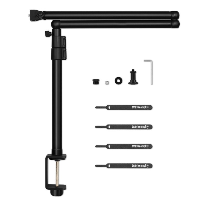 Streamplify Mount Lift for Light, Mic, Webcam - MOUNT-LIFT-LIGHT - 360° rotation, 80x70 cm reach
