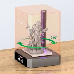 CREALITY All-in-One Washing & Curing Machine - UW-03 - Compact 2-in-1 UV wash & cure (21.5×16.5×30 cm)