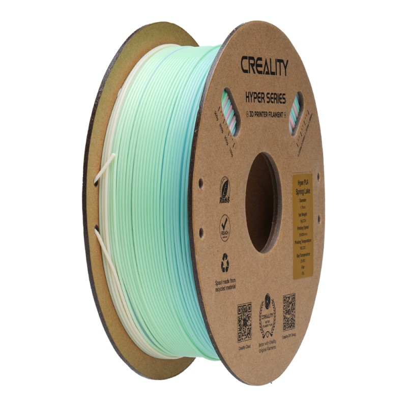 Creality Hyper PLA Rainbow Wild Blossom Long Grad Filament - Rainbow Gradient, 1.75mm, 1kg — Buy in Cyprus with Fast Delivery