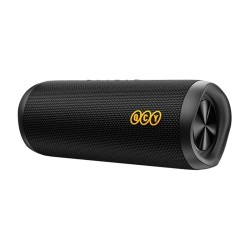 QCY SP7 Black - Portable Bluetooth Speaker - 40W Stereo, RGB Light Show, Mic for Calls — Buy in Cyprus with Fast Delivery