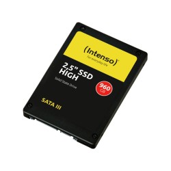 Intenso High Performance 960GB 2.5in SATA III SSD - Black, TLC NAND, 520MB/s Read, 480MB/s Write