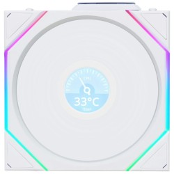 Lian Li UNI FAN TL-LCD Wireless 120 White - TL-LCD - 120mm ARGB Wireless Fan — Buy in Cyprus with Fast Delivery