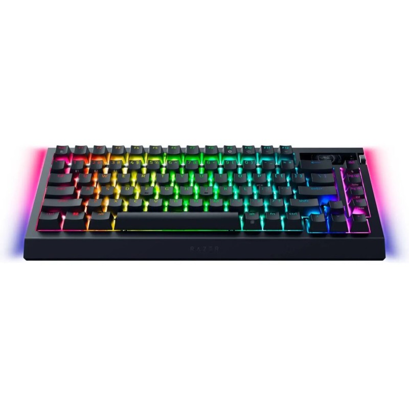 Razer BLACKWIDOW V4 75% Pro Wireless Mechanical RGB Keyboard - V4 - (75% form factor, Orange tactile switch, Wireless)