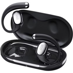 QCY Crossky R70 Open Ear Wireless Headphones - R70 - Black, BT 6.0, SBC/AAC/LDAC, 52h battery