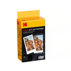 Kodak 30-Sheet Photo Paper Cartridge for Mini Shot Combo Printers and Cameras - C210/C210R - 5.3 x 8.6 cm