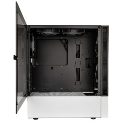 Kolink Observatory MX Mesh ARGB Midi Tower Case - Black/White - 5 ARGB fans included (2x140mm + 3x120mm)
