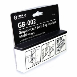 Lian Li GB-002 Graphic Card Anti-Sag Bracket GPU Holder - GB-002 - Aluminium — Buy in Cyprus with Fast Delivery