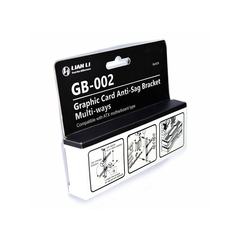Lian Li GB-002 Graphic Card Anti-Sag Bracket GPU Holder - GB-002 - Aluminium — Buy in Cyprus with Fast Delivery