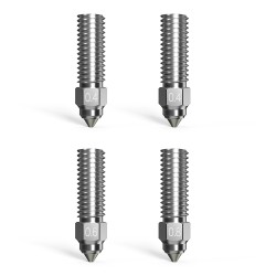 CREALITY High Flow Nozzle Kit x4 for K1/K1 Max/Ender-3 V3 - 0.4/0.6/0.8 mm Hardened Steel Tips