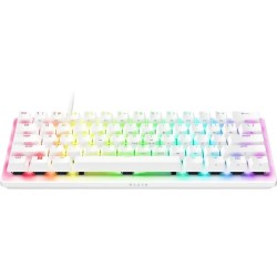 Razer Huntsman V3 Pro Mini White Analog - HUNTSMAN V3 PRO MINI - 60% Optical Keyboard (US Layout, Rapid Trigger)