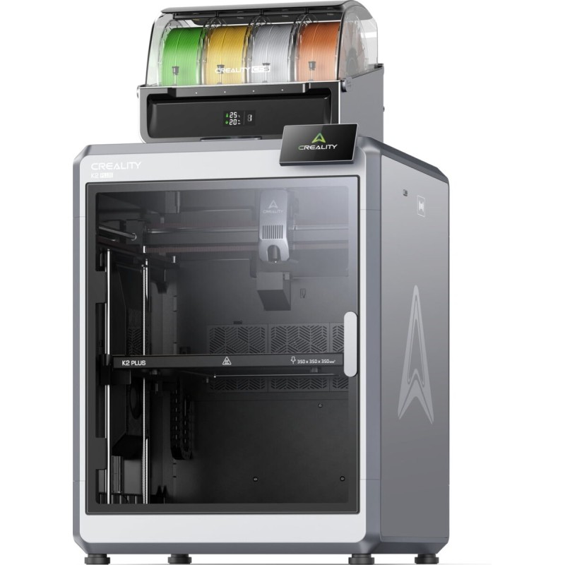 Creality K2 Plus Combo - K2 Plus - Multi-color 16-color FDM 3D Printer, 350x350x350 mm, 600 mm/s, CFS Kit