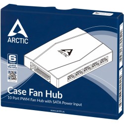 Arctic Case Fan Hub - PWM Sharing Hub for PC Fans - 10 Outputs - SATA Power — Buy in Cyprus with Fast Delivery