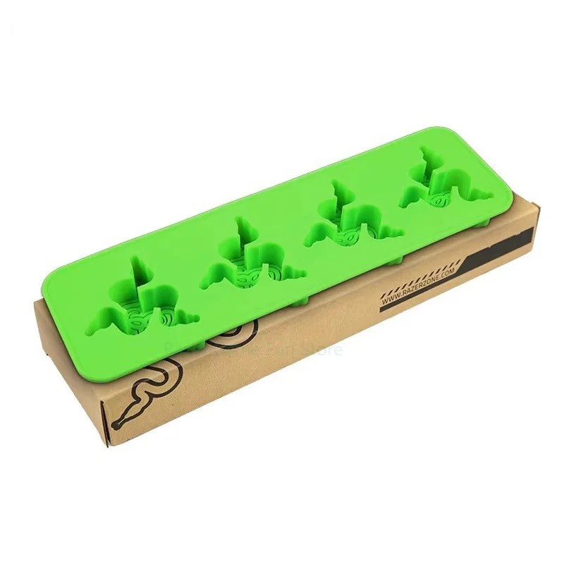 Razer Ice Tray - Green silicone ice tray with Razer logo (Color: Green) — Buy in Cyprus with Fast Delivery