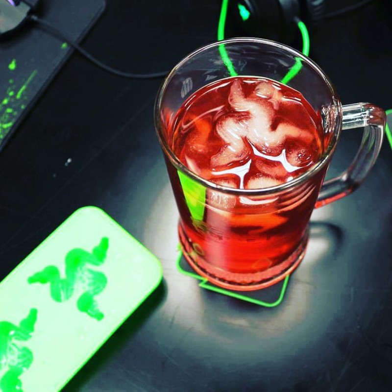 Razer Ice Tray - Green silicone ice tray with Razer logo (Color: Green) — Buy in Cyprus with Fast Delivery