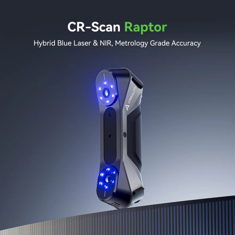 Creality CR-Scan Raptor 3D Scanner - CR-Scan Raptor - 5-2000mm range, 0.02 mm accuracy, 60fps