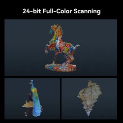 Creality CR-Scan Raptor 3D Scanner - CR-Scan Raptor - 5-2000mm range, 0.02 mm accuracy, 60fps