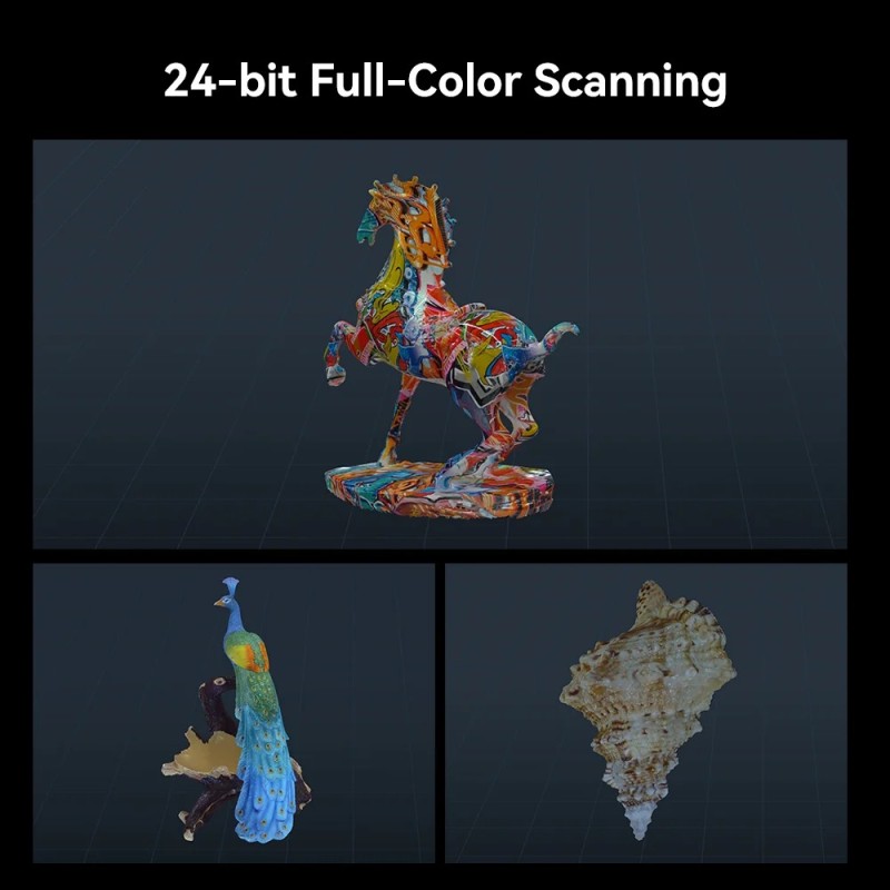 Creality CR-Scan Raptor 3D Scanner - CR-Scan Raptor - 5-2000mm range, 0.02 mm accuracy, 60fps