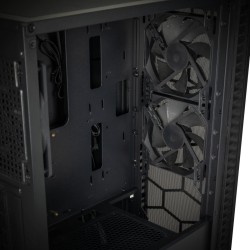 Kolink Observatory HF Mesh PWM Midi Tower Case - Black with 3x120mm PWM Fans — Buy in Cyprus with Fast Delivery