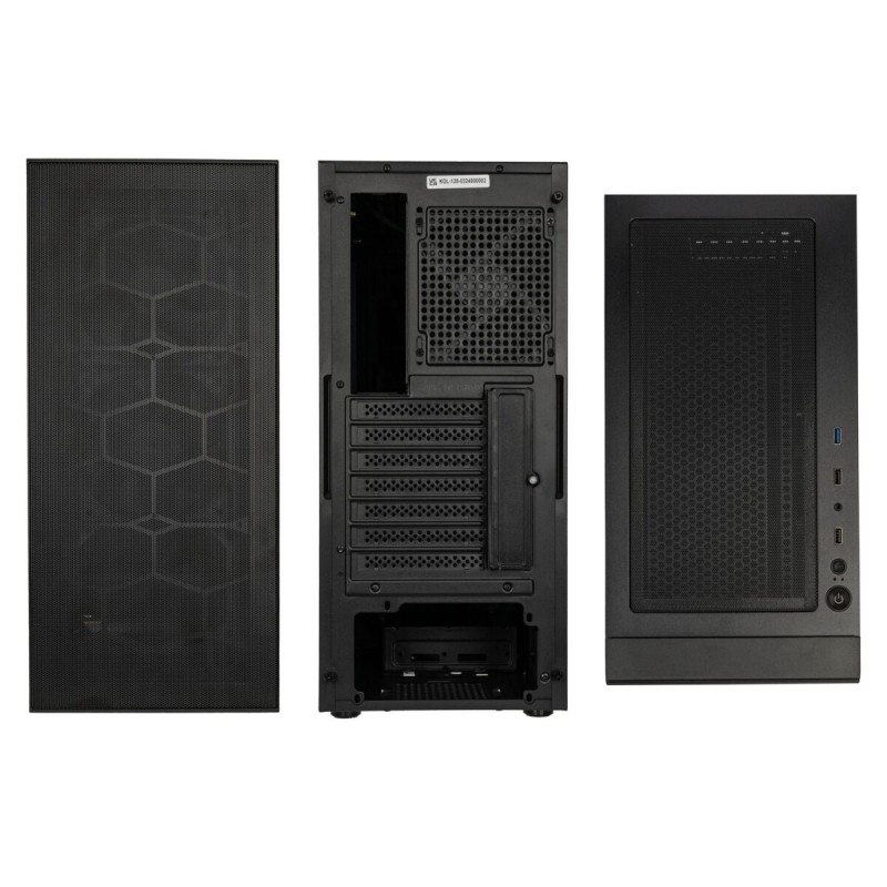 Kolink Observatory HF Mesh PWM Midi Tower Case - Black with 3x120mm PWM Fans — Buy in Cyprus with Fast Delivery