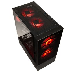 Kolink Observatory MX Glass ARGB Mid-Tower Case - Black - 5 ARGB Fans Included — Buy in Cyprus with Fast Delivery