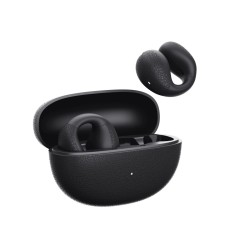 QCY Crossky C10 - C10 - Open Ear TPU Earclip, Black - BT 5.4, IPX5, Call Noise Reduction, 30h Total Battery