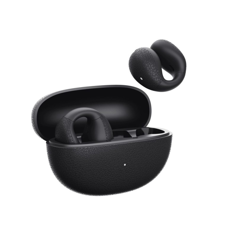 QCY Crossky C10 - C10 - Open Ear TPU Earclip, Black - BT 5.4, IPX5, Call Noise Reduction, 30h Total Battery