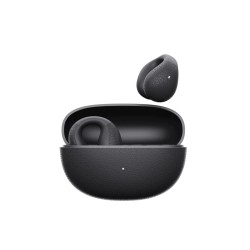 QCY Crossky C10 - C10 - Open Ear TPU Earclip, Black - BT 5.4, IPX5, Call Noise Reduction, 30h Total Battery