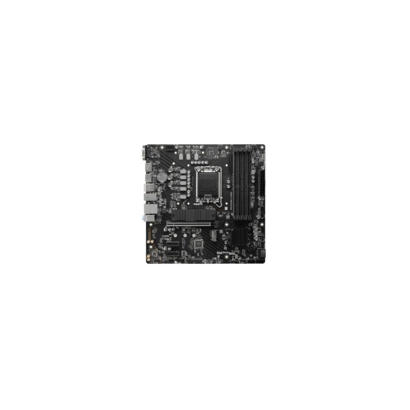 MSI PRO B760M-P - LGA1700 Micro-ATX Motherboard - Intel B760, DDR5, 192GB Max, 4x DIMM, RGB (Black)