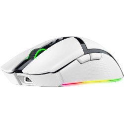 Razer Cobra Pro White - Wireless Gaming Mouse - 30000 DPI - RGB Underglow - Tri-Mode (2.4G/BT/Wired) - 77g