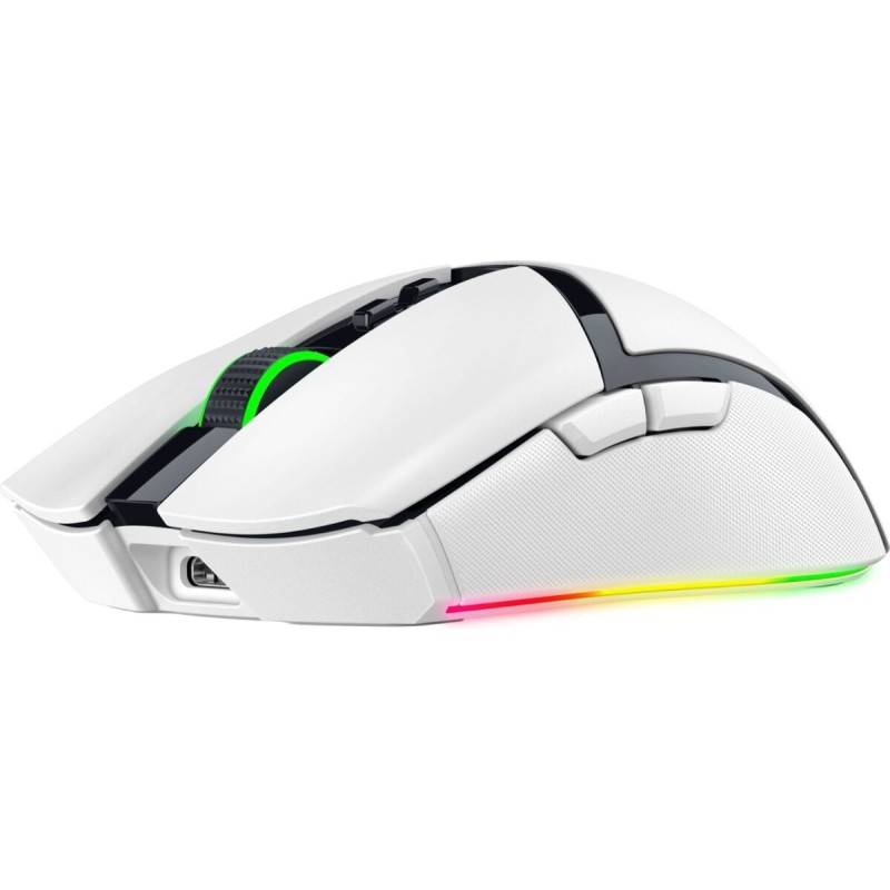 Razer Cobra Pro White - Wireless Gaming Mouse - 30000 DPI - RGB Underglow - Tri-Mode (2.4G/BT/Wired) - 77g