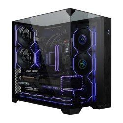 Lian Li UNI FAN TL-LCD Wireless 120mm Case Fan - TL-LCD - Wireless 2.4GHz, Daisy-Chain, ARGB (Black)