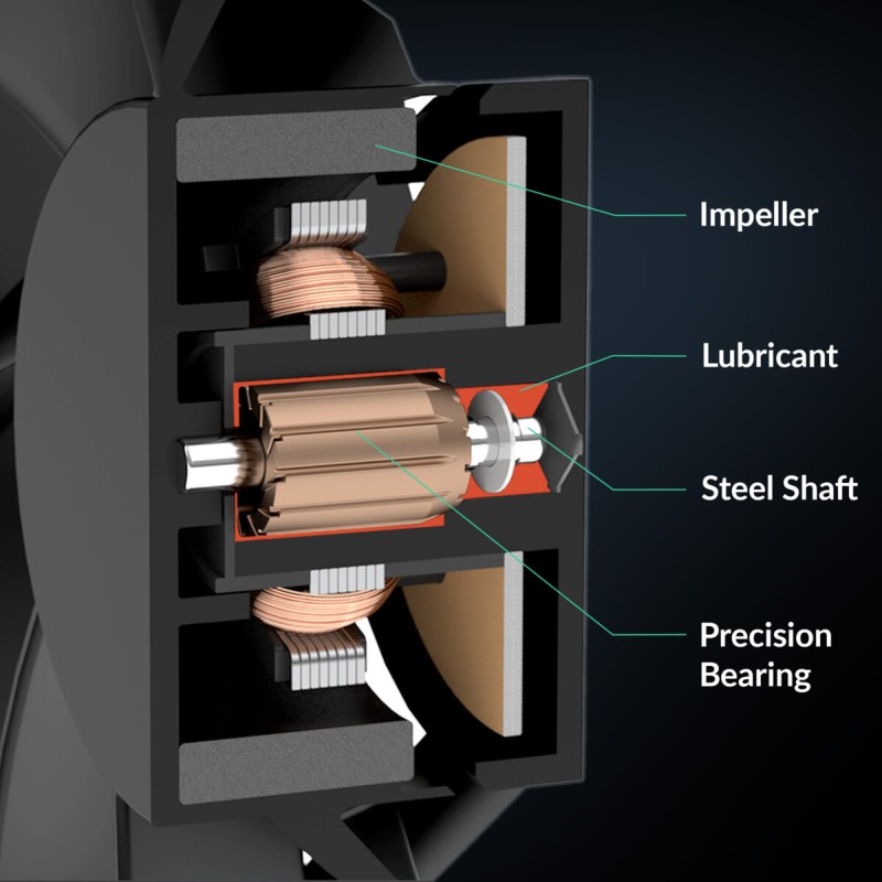 Arctic Freezer 8i - Freezer 8i - LGA1851 & LGA1700 CPU Cooler, Direct Touch, Dual 120mm Fans