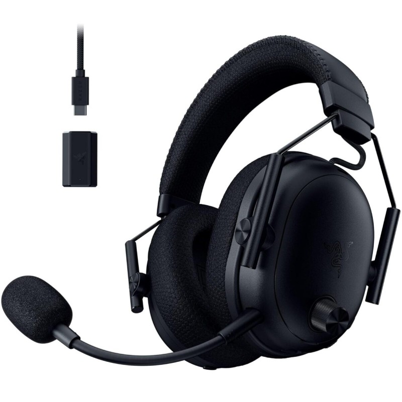 Razer BlackShark V3 Pro ANC Wireless Gaming Headset - V3 Pro - Black, 70h, 2.4 GHz USB Wireless, PC/PS5/Switch