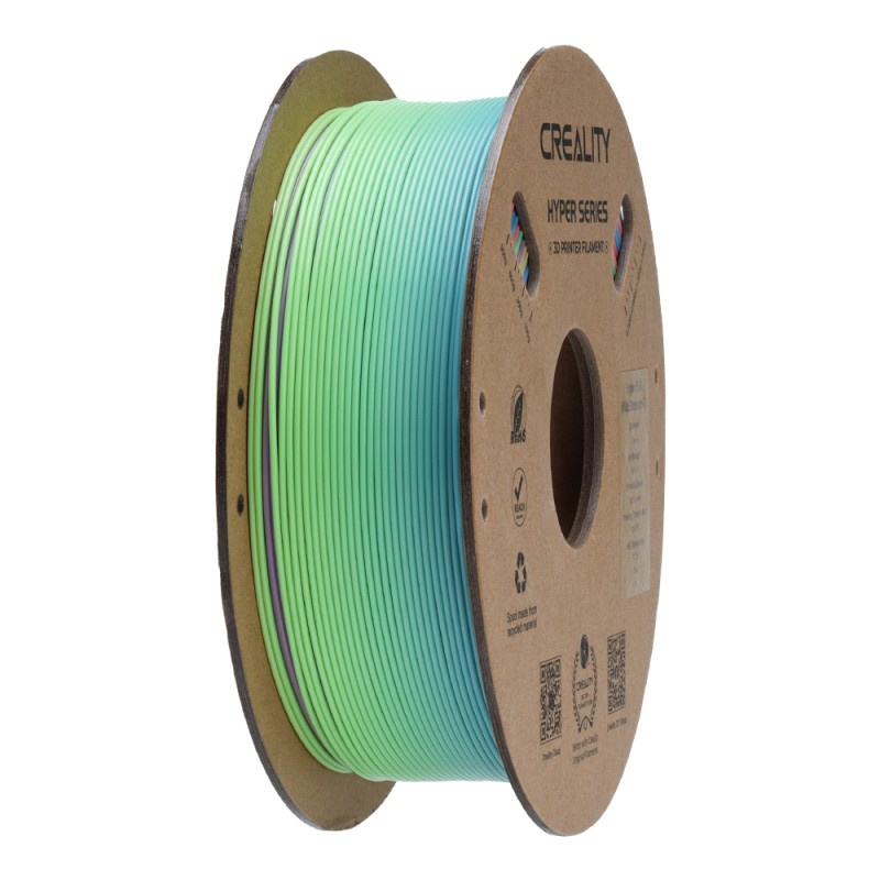 Creality Hyper PLA Rainbow Wild Blossom Short Gradient - 1.75mm Filament - Rainbow Wild Blossom, 1kg