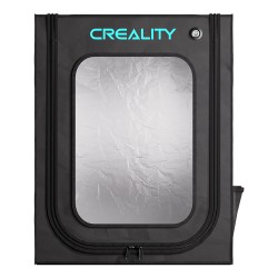 Creality 3D Printer Enclosure Plus 100x80x100cm - Insulated, Flame-Retardant Printer Cover with LED Lighting