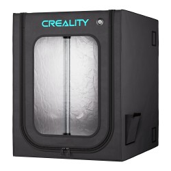 Creality 3D Printer Enclosure Plus 100x80x100cm - Insulated, Flame-Retardant Printer Cover with LED Lighting