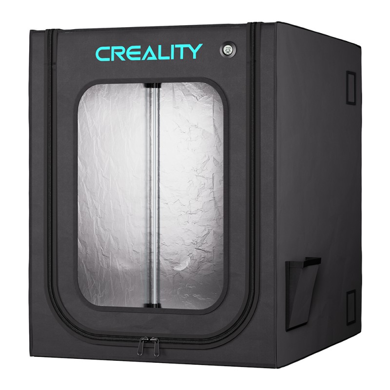 Creality 3D Printer Enclosure Plus 100x80x100cm - Insulated, Flame-Retardant Printer Cover with LED Lighting