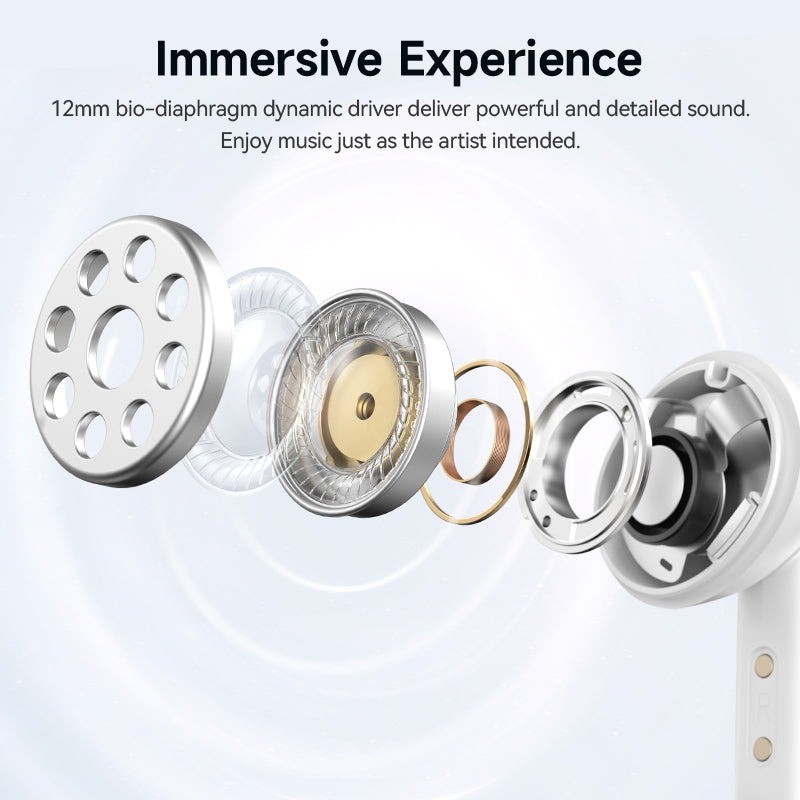 QCY Melobuds N50 ANC Black - N50 - 45dB ANC, TWS, 6 mic ENC, IPX4, BT5.4 — Buy in Cyprus with Fast Delivery