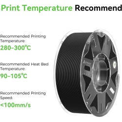 Creality PPA-CF Black RFID Carbonfiber Filament - 3301060020 - (Color Black, Diameter 1.75mm, 15% CF, RFID)