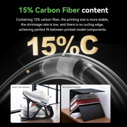 Creality PPA-CF Black RFID Carbonfiber Filament - 3301060020 - (Color Black, Diameter 1.75mm, 15% CF, RFID)