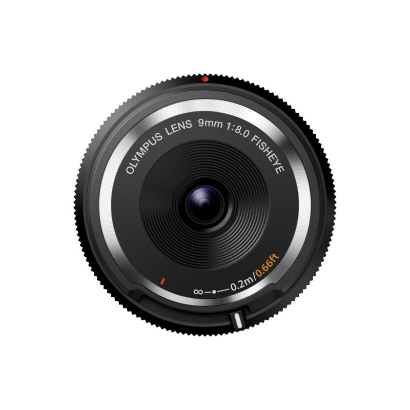 Olympus OM-System 9mm f/8 Fisheye Body Cap Lens - BCL-0980 - Black, MFT — Buy in Cyprus with Fast Delivery