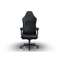 Razer ISKUR V2 Black - ISKUR V2 - Black Leather Gaming Chair with 6D Lumbar Support & Memory Foam Head Cushion