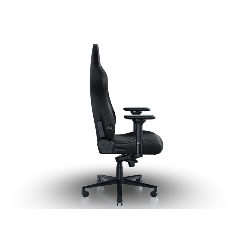 Razer ISKUR V2 Black - ISKUR V2 - Black Leather Gaming Chair with 6D Lumbar Support & Memory Foam Head Cushion