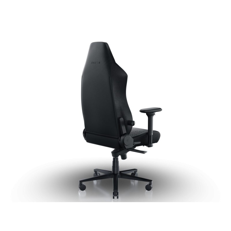Razer ISKUR V2 Black - ISKUR V2 - Black Leather Gaming Chair with 6D Lumbar Support & Memory Foam Head Cushion